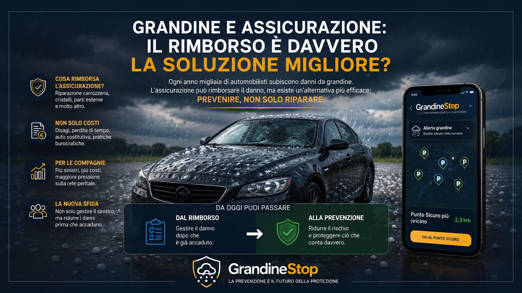 Grandine e assicurazione: il rimborso è davvero la soluzione migliore?