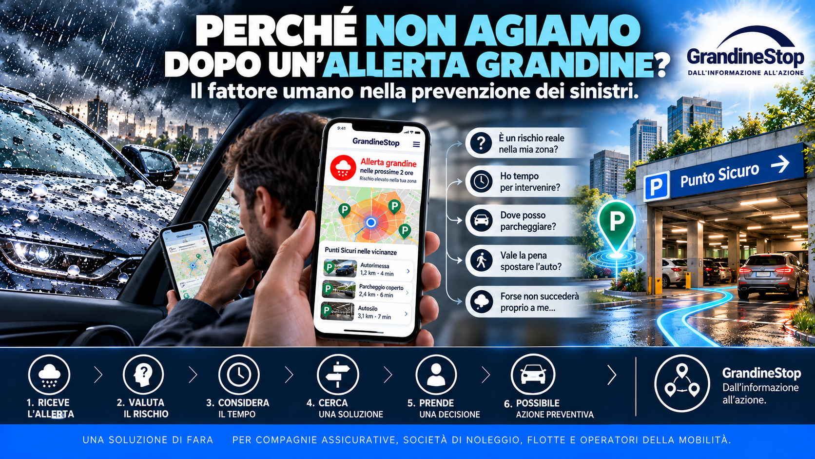 Perché ignoriamo l’allerta grandine? Il fattore umano nella prevenzione
