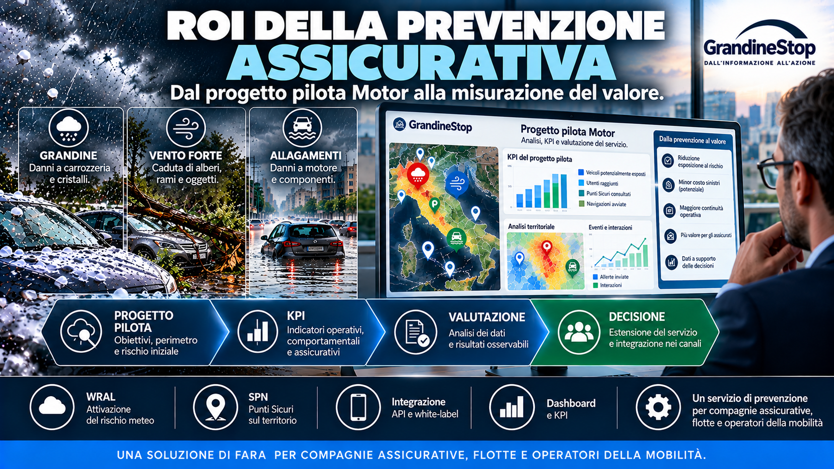 ROI della prevenzione assicurativa: come valutare un progetto pilota Motor